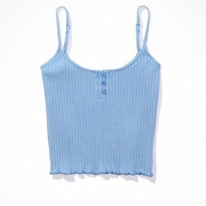 AE Daily Fave Cropped Henley Cami